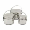 Campfire Stainless Steel Pot Set - 6 Piece -Bundyoutdoors Shop 10000785