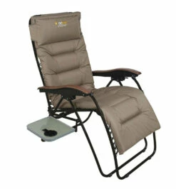 Oztrail Sun Lounge Brampton With Side Table