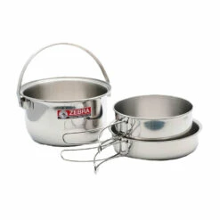 Zebra Stainless Steel Camping Set II