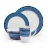 Campfire 16 Piece Melamine Dinner Set - Nautical -Bundyoutdoors Shop 727500NA