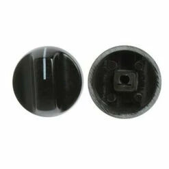 Universal BBQ Reverse Black Knob 1/4 (Flat Up)