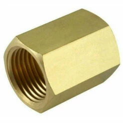 Companion Full Hex Socket Brass Screwed Fitting 1/4" BSP Female