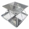 Wildtrak Frontier 360 Stainless Steel Folding BBQ Firepit -Bundyoutdoors Shop CA1115