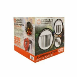 Wildtrak Aluminium Stockpot And Basket - 42Qt -Bundyoutdoors Shop CA1220 1