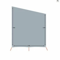 Supex Caravan Privacy Screen To Suit Fiamma Awnings - End Wall