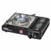 Gasmate Travelmate II Single Butane Stove - Black -Bundyoutdoors Shop CS403