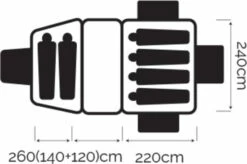 Oztrail Skygazer 6XV Dome Tent 13 Oztrail Skygazer 6XV Dome Tent -Bundyoutdoors Shop DTC 6XV F 4