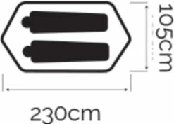 Oztrail Nomad 1 Lightweight Hiking Tent -Bundyoutdoors Shop DTC NOM1 E 2