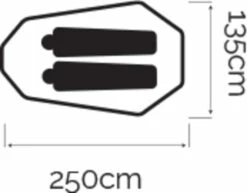 Oztrail Nomad 2 Lightweight Hiking Tent -Bundyoutdoors Shop DTC NOM2 E 2