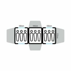 Oztrail Bungalow 9 Person Dome Tent -Bundyoutdoors Shop DTMBUN D 4