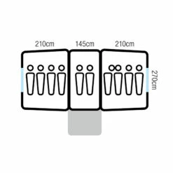 Oztrail Seascape 10 Person Tent -Bundyoutdoors Shop DTMSEA D 2