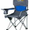 Oztrail Junior Deluxe Arm Chair - Blue -Bundyoutdoors Shop FCC DJCB F