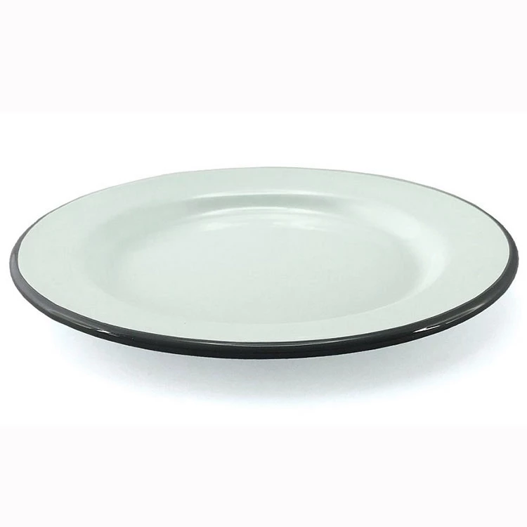 Falcon Enamel 26cm Dinner Plate - Duck Egg Blue 4 Falcon Enamel 26cm Dinner Plate - Duck Egg Blue - Image 2