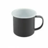 Falcon Enamel Mug Dark Grey & White 350ml -Bundyoutdoors Shop FE3000G2