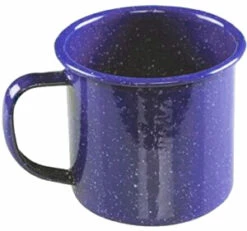 Falcon Enamel Mug Blue And White Speckle 500ml