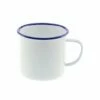 Falcon Enamel Mug White With Blue 500ml 1 Falcon Enamel Mug White With Blue 500ml -Bundyoutdoors Shop FE3193W