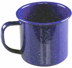 Falcon Enamel Mug Blue With White Speckle 350ml