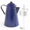 Falcon Enamel Coffee Percolator Blue With White Speckle - 2.7L -Bundyoutdoors Shop FE3643B