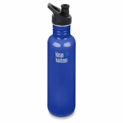 Klean Kanteen 800ml Classic Sports Cap Bottle - Coastal Waters Blue -Bundyoutdoors Shop K27CPPS 1