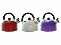 Outdoor Connection 2.5L Stainless Steel Whistling Kettle - Purple -Bundyoutdoors Shop KS63P 1