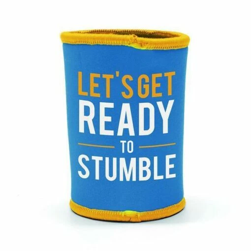 Oztrail Stubby Cooler - Lets Get Ready To Stumble -Bundyoutdoors Shop MER SCSR A