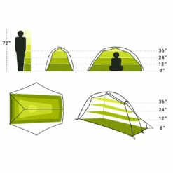 NEMO EQUIPMENT Nemo Hornet Ultralight Backpacking Tent - 2 Person -Bundyoutdoors Shop NEM00216 9