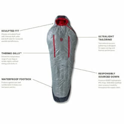 NEMO EQUIPMENT Nemo Kayu Mens Ultralight Sleeping Bag - 15 Long -Bundyoutdoors Shop NEM00292 8