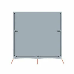 Supex Caravan Privacy Screen To Suit Fiamma Awning - Long Wall - 3.85m X 1.8m