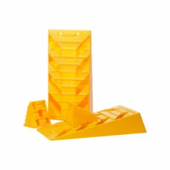 Supex Dual Axle Wheel Leveling Ramp With Chock And Bag Set