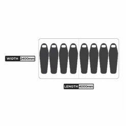 Quest Outdoors Cabin 8 Tent -Bundyoutdoors Shop TFG CA08 A 5