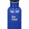 Klean Kanteen 530ml Classic Sports Cap Water Bottle - Coastal Waters -Bundyoutdoors Shop XK1003077