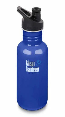 Klean Kanteen 530ml Classic Sports Cap Water Bottle - Coastal Waters